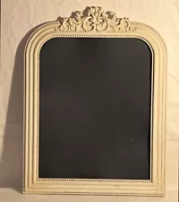 Creamy White Framed Chalkboard ~ Hang or Prop