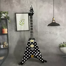 Custom Electric Guitar HH Pickups Edition Randy Rhoads Polka Solid Body in Stock