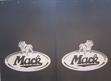 BLACK POLY "MACK" 24"x30" MUD FLAPS - PAIR