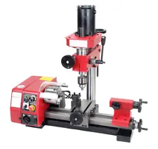 250mm M1 Lathe Machine Micro Multi-function Drilling &Milling Lathe Machine 220V