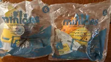 Minions McDonalds Happy Meal Toy Talking Caveman and Egyptian #5 & 6 New 2015