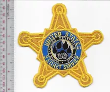 K-9 US Secret Service USSS EOD Explosive Ordnance Detection Gold Star Badge Patc