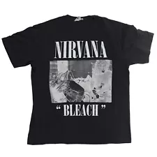 Nirvana, Bleach, Large print, Reprint, Shirt Size XL