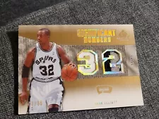 2007-08 SP Game Used Significant Numbers Sean Elliott Jersey Patch Gold /35 Spur