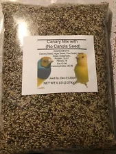 Super Canary Mix seeds 5 Lbs. -Clean and Fresh Bird Food