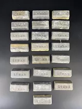 Lot of 21 Lyman Lead Ingot Bars 20lb