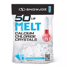 50 Lb. Resealable Bag Calcium Chloride Crystals Ice Melter Remover Long Lasting