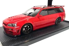 Nissan R34 Stagea Custom Version Wagon Red 1/18 IVY Models US Seller 1 Of 66