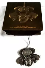 NEW Twin Cam 88 Pewter Harley Davidson Christmas Ornament NIB 9924-00Z