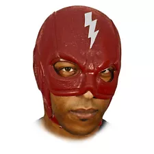 Adult Men's Superhero Super Hero Kick Ass Vigilante Latex Full Costume Mask Red