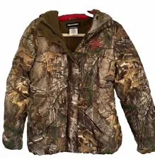 Women's Realtree Xtra Camo Insulated Puffer Coat W/ Hood - Size Medium