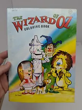 The Wizard of Oz Coloring Book VINTAGE 1975 Playmore Vic Cantone Cover Uncolored