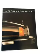 1983 Mercury Cougar Original 14-page Canada Car Sales Brochure Catalog