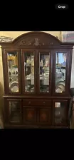 Beautiful Solid Wood China Cabinet