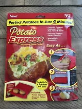 Potato Express Microwave Potato Cooker Bag As Seen On TV For Kitchen Use