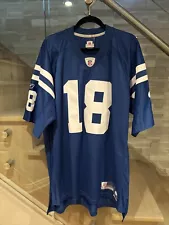 PEYTON MANNING REEBOK NFL EQUIPMENT XL INDY COLTS JERSEY