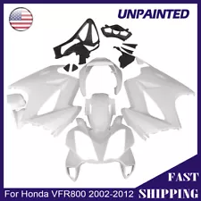 Unpainted Fairing Kit For Honda VFR800 VFR 800 2002-2012 ABS Motorcycle Bodywork (For: Honda)