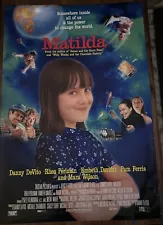 MATILDA MOVIE POSTER 2 Sided ORIGINAL FINAL 27x40 DANNY DEVITO MARA WILSON