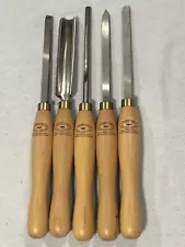 Crown Tools 280 5 Pieces HSS Woodturning Tool Set