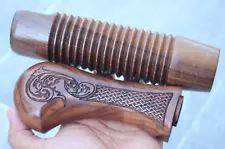 MOSSBERG 590, 20 GA. SHOCKWAVE WOODSTOCK & FOREND WALNUT WOOD FURNITURE NICE SET