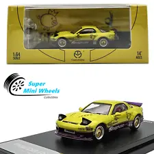 Time Micro 1:64 Mazda RX-7 Rocket Bunny Snap-on (Yellow)