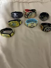 wwe mattel championship belt lot