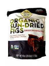 Sunny Fruit Organic Sun-Dried Smyrna Figs 40oz (2 Lb 8 oz) 1.13 kg Exp 01/2025