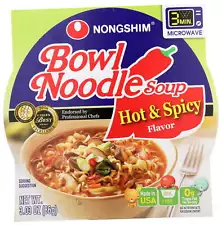 Hot & Spicy Noodles Bowl, 3.03 Oz., 12 Ct,New