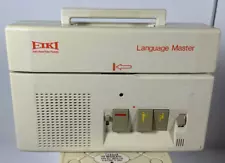 Eiki Language Master Model 1732B Card Reader Recorder Machine Blank Cards AS-IS