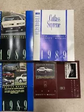 1989 Oldsmobile CUTLASS SUPREME Service Shop Repair Manual Set W Owners Bk +