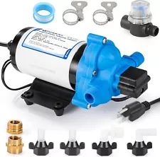 Anbull Water Transfer Pump 4.0GPM/45PSI Self Priming Pum Pressure Diaphragm Pump