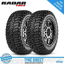 2X 265 70 16 RADAR RENEGADE R/T+ BRAND NEW MUD TERRAIN TYRES - 121/118Q M+S