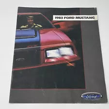 1983 Ford Mustang Dealer Sales Brochure Informational Photos GT GLX Options