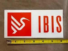 Ibis bikes MTB sticker decal, 6" x 2.5", NEW