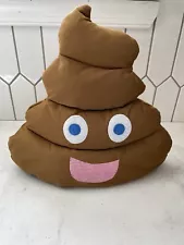 SOFT Fabric Brown Emoji Poop Hat - Costume Party Gag Gift