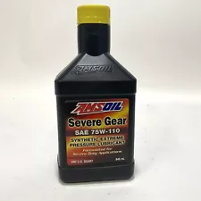 Amsoil Severe Gear Synthetic 75W110 Gear Lube for Harley Davidson Motorcycles