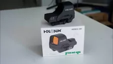 Holosun HE510C-GR Green 2MOA Dot 65MOA Circle Solar Reflex Sight Concealed Carry