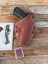 El Paso Saddlery Tortilla Brown Leather Lined Holster For Browning Hi Power