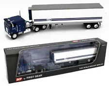 2023 DCP 1:64 *J&R SCHUGEL TRUCKING* Peterbilt 352 COE 110" w/REEFER Trailer NIB