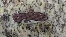 Discontinued Red Carbon Fiber Spyderco Domino