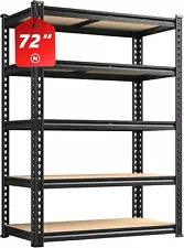 2020LBS Storage Shelves 5 Tier Garage Shelving Heavy Duty Adjustable Garage Shel