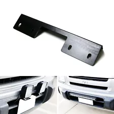 Miniature Front Bumper License Plate Mount Bracket Holder For Off-Road Lights...