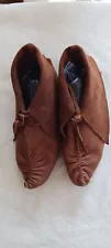 Handmade deerskin moccasins