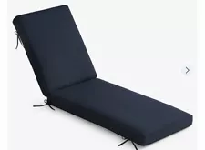 Sunbrella Chaise Lounge Cushion Navy 75x23