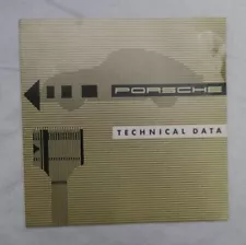 Authentic Porsche 356 356A Factory Technical Data Brochure Dated February, 1959