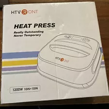 Htvront Portable Heat Sublimation Press Machine T-Shirts 10"x10" Blue Portable