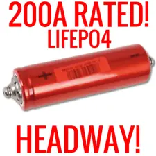 USED HEADWAY 38120 HP 3.2V 8AH LIFEPO4 BATTERY CAR AUDIO POWER CELL