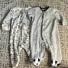 bundle 2 long sleeve dog print pajamas