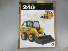 John Deere 240 Skid Steer Loader Brochure 2 Page