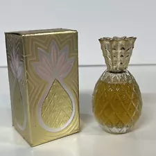 VINTAGE WITH BOX Avon Pineapple Petite w/ BROCADE Cologne full